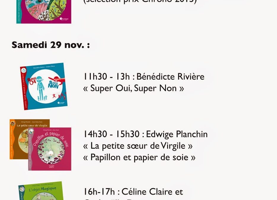 Dédicaces salon du livre et de la presse jeunesse à Montreuil