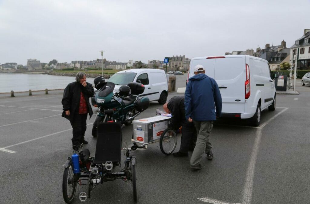 Le départ depuis Roscoff !