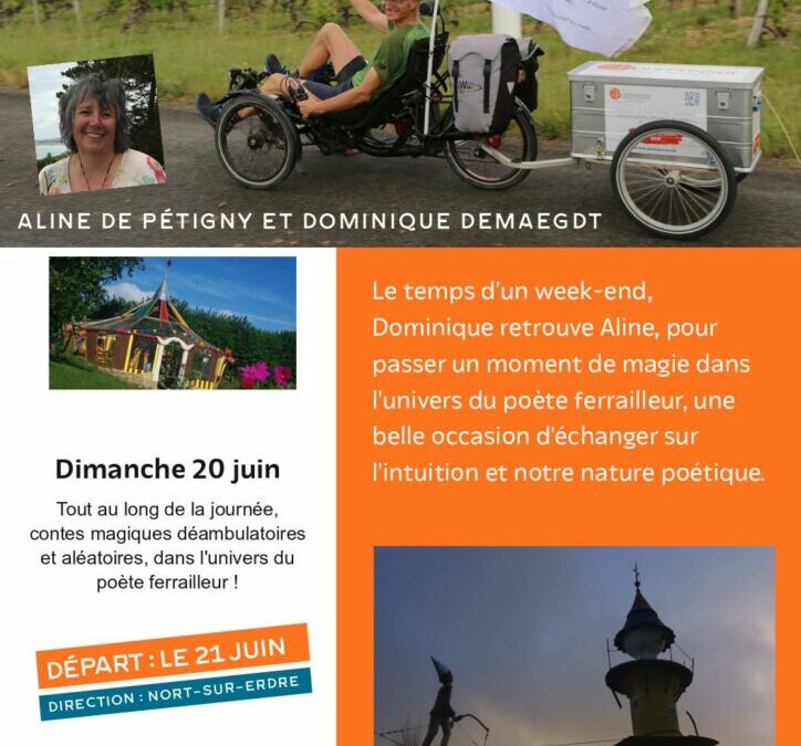 Une belle journée de contes et rencontres pour #leprojetfou chez le Poète Ferrailleur